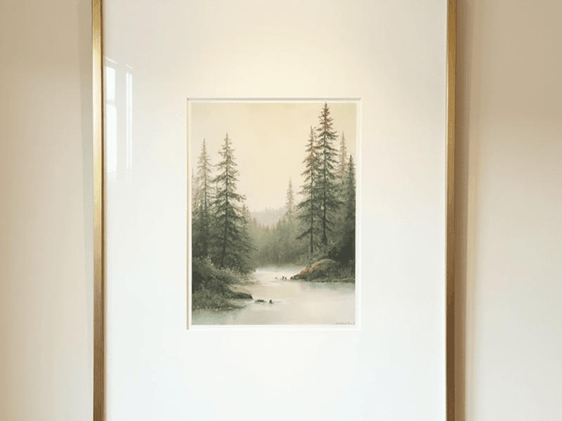 Watercolor landscape painting class